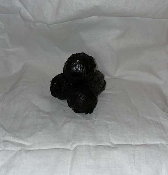 Homemade African black soap for spiritual cleansing