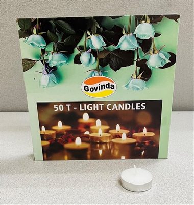 tea light candles – case of 50